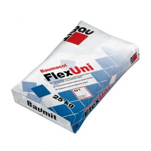 Клей Бауміт (Baumit) для плитки універсальний FlexUni  25 кг