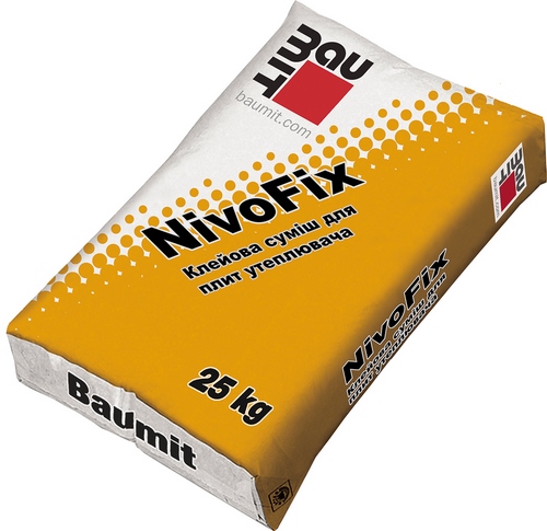 Клей Бауміт (Baumit) для утеплювача морозостійкий NivoFix 25 кг