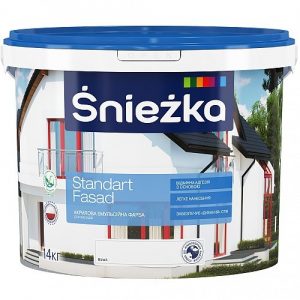 Фарба Снєжка (Sniezka) акрилова Стандарт фасад 10 л