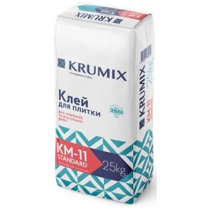 Клей Крумікс (Krumix) КМ-11 стандарт для плитки 25 кг