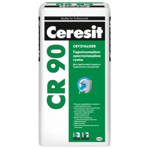 Церезіт CR 90 Гідроізоляційна суміш Crystaliser 25кг